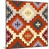 Vector Navajo Tribal Ornament-tukkki-Mounted Art Print