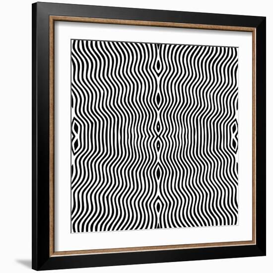 Vector - Optical Art-Clara-Framed Premium Giclee Print