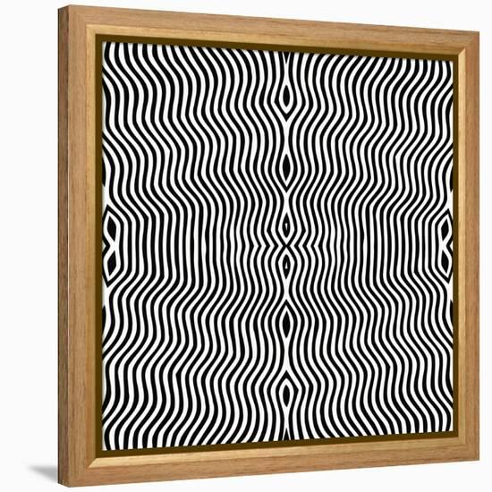 Vector - Optical Art-Clara-Framed Stretched Canvas