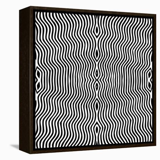 Vector - Optical Art-Clara-Framed Stretched Canvas