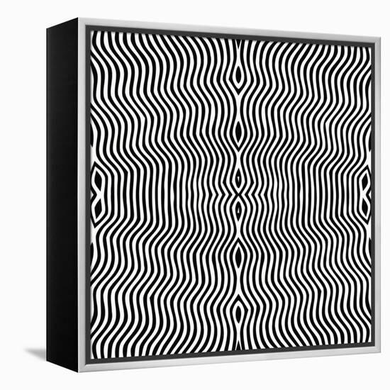 Vector - Optical Art-Clara-Framed Stretched Canvas