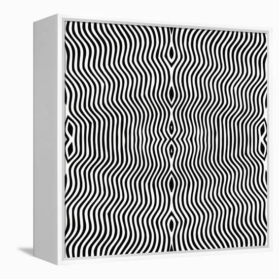 Vector - Optical Art-Clara-Framed Stretched Canvas