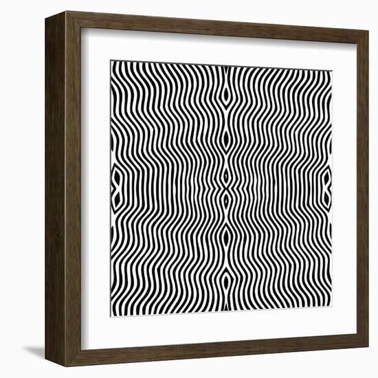 Vector - Optical Art-Clara-Framed Art Print