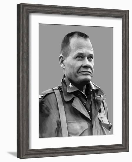 Vector Portrait of Lieutenant General Lewis Burwell Chesty Puller-Stocktrek Images-Framed Photographic Print