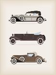 Vintage Sport Racing Cars-vector pro-Framed Premium Giclee Print