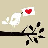 Bird Love Card-vector-RGB-Art Print