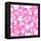 Vector Seamless Pattern with White and Pink Flowers.-Naddiya-Framed Stretched Canvas