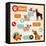 Vector Set of Infographics Design Elements - Dogs-venimo-Framed Stretched Canvas