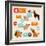 Vector Set of Infographics Design Elements - Dogs-venimo-Framed Art Print