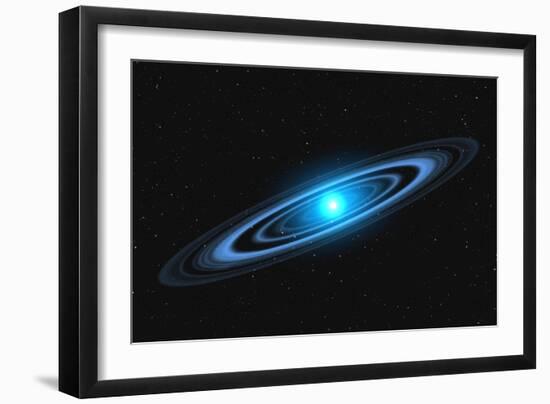 Vega Star with Rings-Chris Butler-Framed Photographic Print