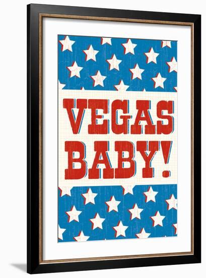 Vegas Baby-Tom Frazier-Framed Art Print