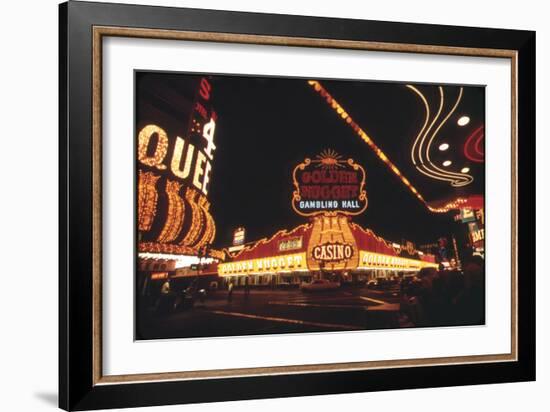 Vegas Lights-null-Framed Photographic Print