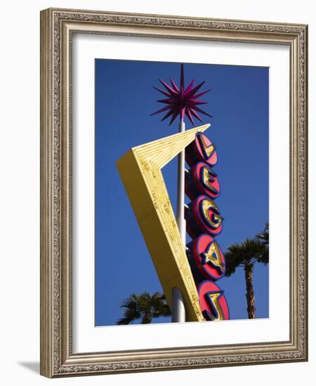 Vegas Neon Sign, Fremont Street East, Downtown, Las Vegas, Nevada, Usa-Walter Bibikow-Framed Photographic Print