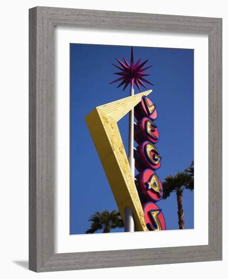 Vegas Neon Sign, Fremont Street East, Downtown, Las Vegas, Nevada, Usa-Walter Bibikow-Framed Photographic Print