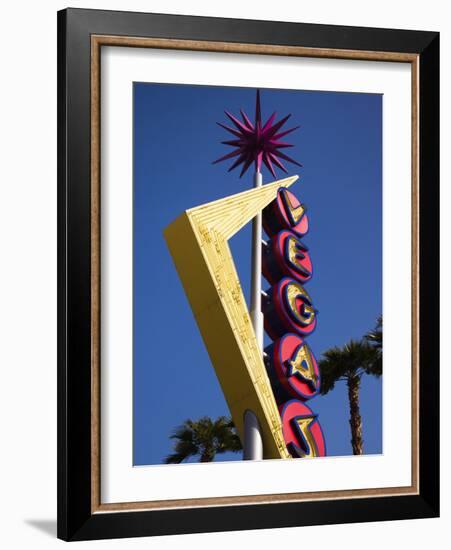 Vegas Neon Sign, Fremont Street East, Downtown, Las Vegas, Nevada, Usa-Walter Bibikow-Framed Photographic Print