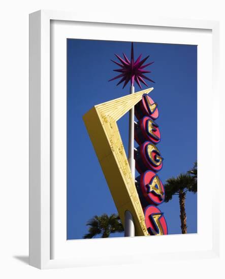Vegas Neon Sign, Fremont Street East, Downtown, Las Vegas, Nevada, Usa-Walter Bibikow-Framed Photographic Print