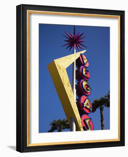 Vegas Neon Sign, Fremont Street East, Downtown, Las Vegas, Nevada, Usa-Walter Bibikow-Framed Photographic Print