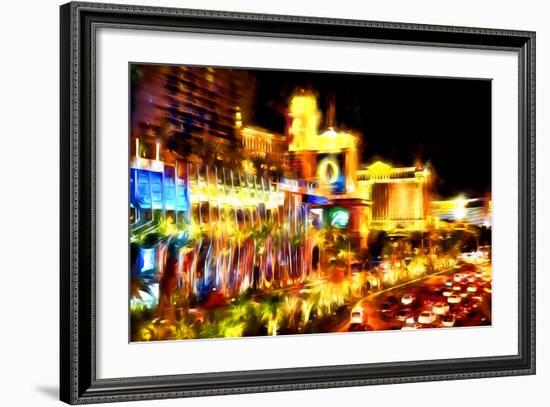 Vegas Palace - In the Style of Oil Painting-Philippe Hugonnard-Framed Giclee Print