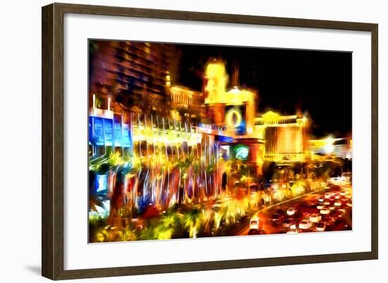 Vegas Palace - In the Style of Oil Painting-Philippe Hugonnard-Framed Giclee Print