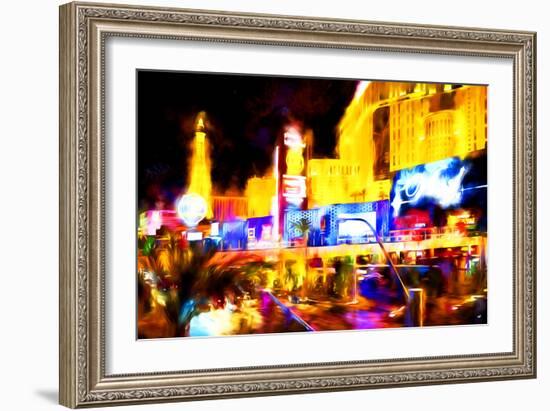 Vegas Show II - In the Style of Oil Painting-Philippe Hugonnard-Framed Giclee Print