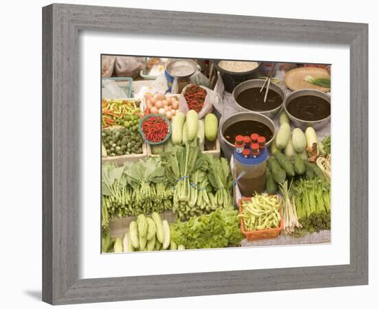 Vegetable and Food, Khon Kaen, Thailand-Gavriel Jecan-Framed Photographic Print