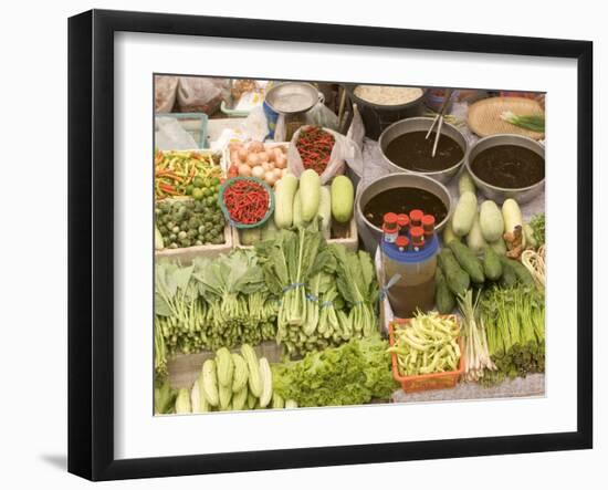 Vegetable and Food, Khon Kaen, Thailand-Gavriel Jecan-Framed Photographic Print