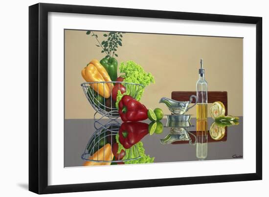 Vegetable Bowl-Eduardo Camoes-Framed Giclee Print