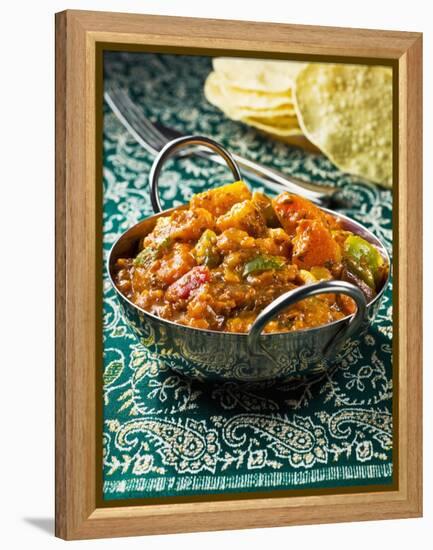 Vegetable Curry (India)-Huw Jones-Framed Premier Image Canvas