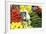 Vegetable Display at Nagycsarnok Market, Budapest, Hungary, Europe-Richard Nebesky-Framed Photographic Print