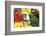 Vegetable Display at Nagycsarnok Market, Budapest, Hungary, Europe-Richard Nebesky-Framed Photographic Print