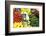 Vegetable Display at Nagycsarnok Market, Budapest, Hungary, Europe-Richard Nebesky-Framed Photographic Print