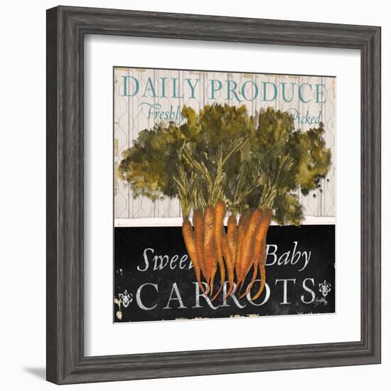 Vegetable Farm Fresh II-Elizabeth Medley-Framed Art Print