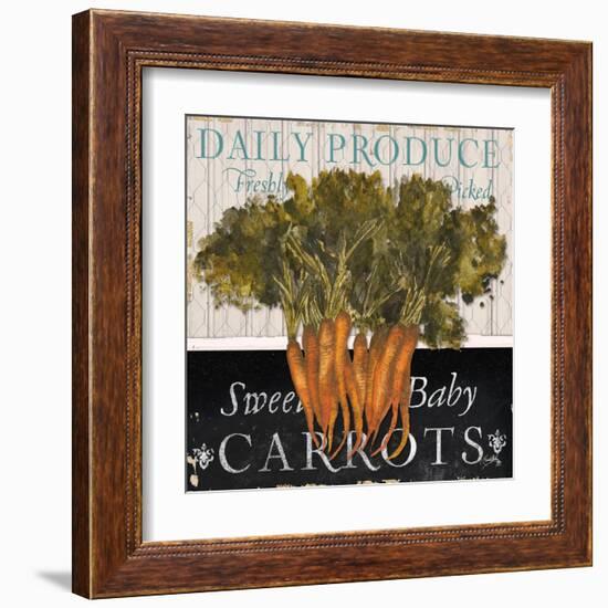 Vegetable Farm Fresh II-Elizabeth Medley-Framed Art Print