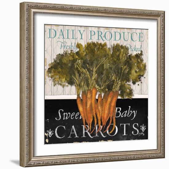 Vegetable Farm Fresh II-Elizabeth Medley-Framed Art Print