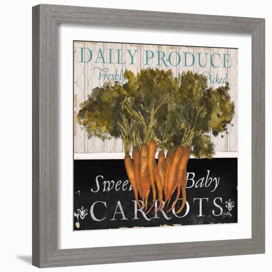 Vegetable Farm Fresh II-Elizabeth Medley-Framed Art Print