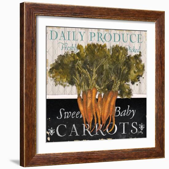 Vegetable Farm Fresh II-Elizabeth Medley-Framed Premium Giclee Print