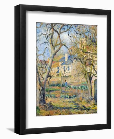 Vegetable Garden, 1878-Camille Pissarro-Framed Giclee Print