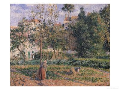Vegetable Garden at the Hermitage, Pontoise, 1879 Giclee Print by
