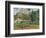 Vegetable Garden at the Hermitage, Pontoise-Camille Pissarro-Framed Art Print