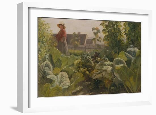 Vegetable garden, Schrobenhausen, Germany-Franz Von Lenbach-Framed Giclee Print