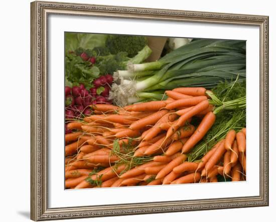 Vegetable Market, Stavanger Harbour, Norway-Russell Young-Framed Photographic Print