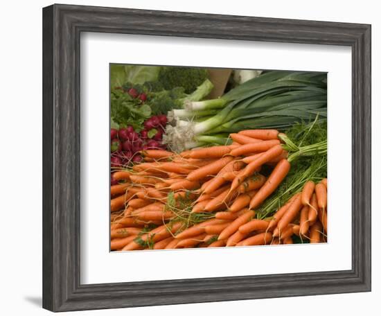 Vegetable Market, Stavanger Harbour, Norway-Russell Young-Framed Photographic Print