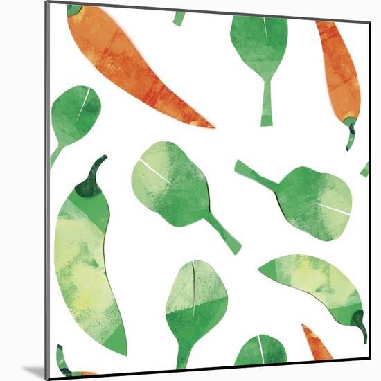 Vegetable Pattern 2-Summer Tali Hilty-Mounted Giclee Print