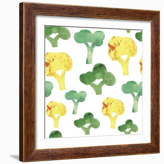 Vegetable Pattern 3-Summer Tali Hilty-Framed Giclee Print