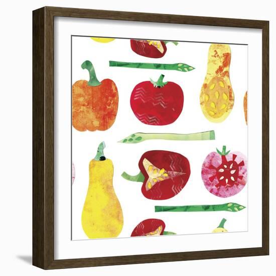 Vegetable Pattern 4-Summer Tali Hilty-Framed Giclee Print