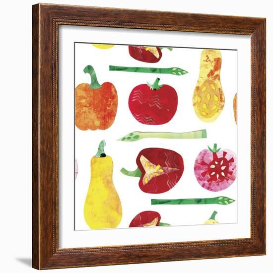 Vegetable Pattern 4-Summer Tali Hilty-Framed Giclee Print