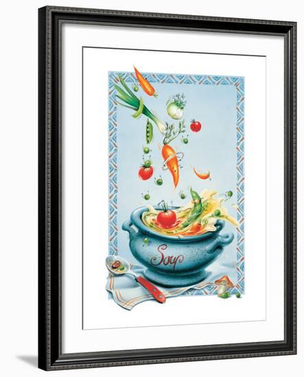 Vegetable Soup-Renate Holzner-Framed Premium Giclee Print