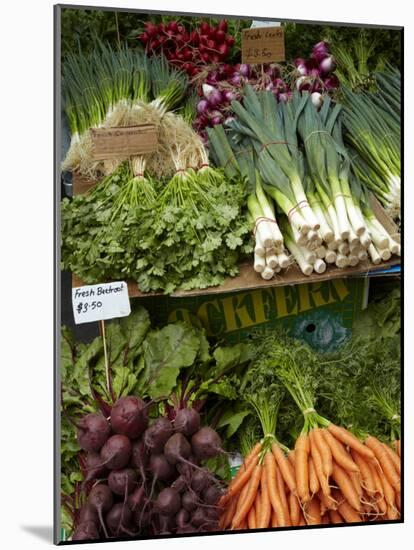 Vegetable Stall at Saturday Market, Salamanca Place, Hobart, Tasmania, Australia-David Wall-Mounted Photographic Print