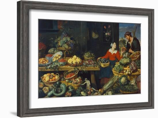 Vegetable Stall-Frans Snyders-Framed Giclee Print