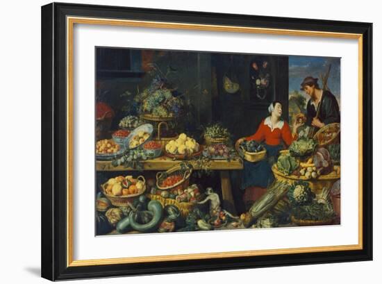 Vegetable Stall-Frans Snyders-Framed Giclee Print